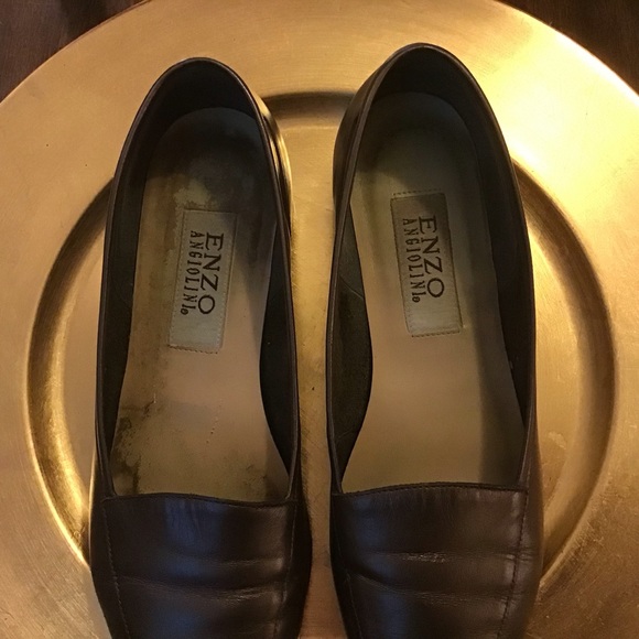 🥿🥿Enzo Angiolini Pewter Leather Flats Size 8.5 ✨✨ - Picture 4 of 8
